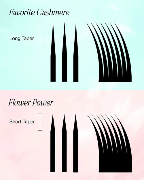 .03 Flower Power True Matte Mega Volume & Volume Lashes Extensions - (18 Lines) image 1