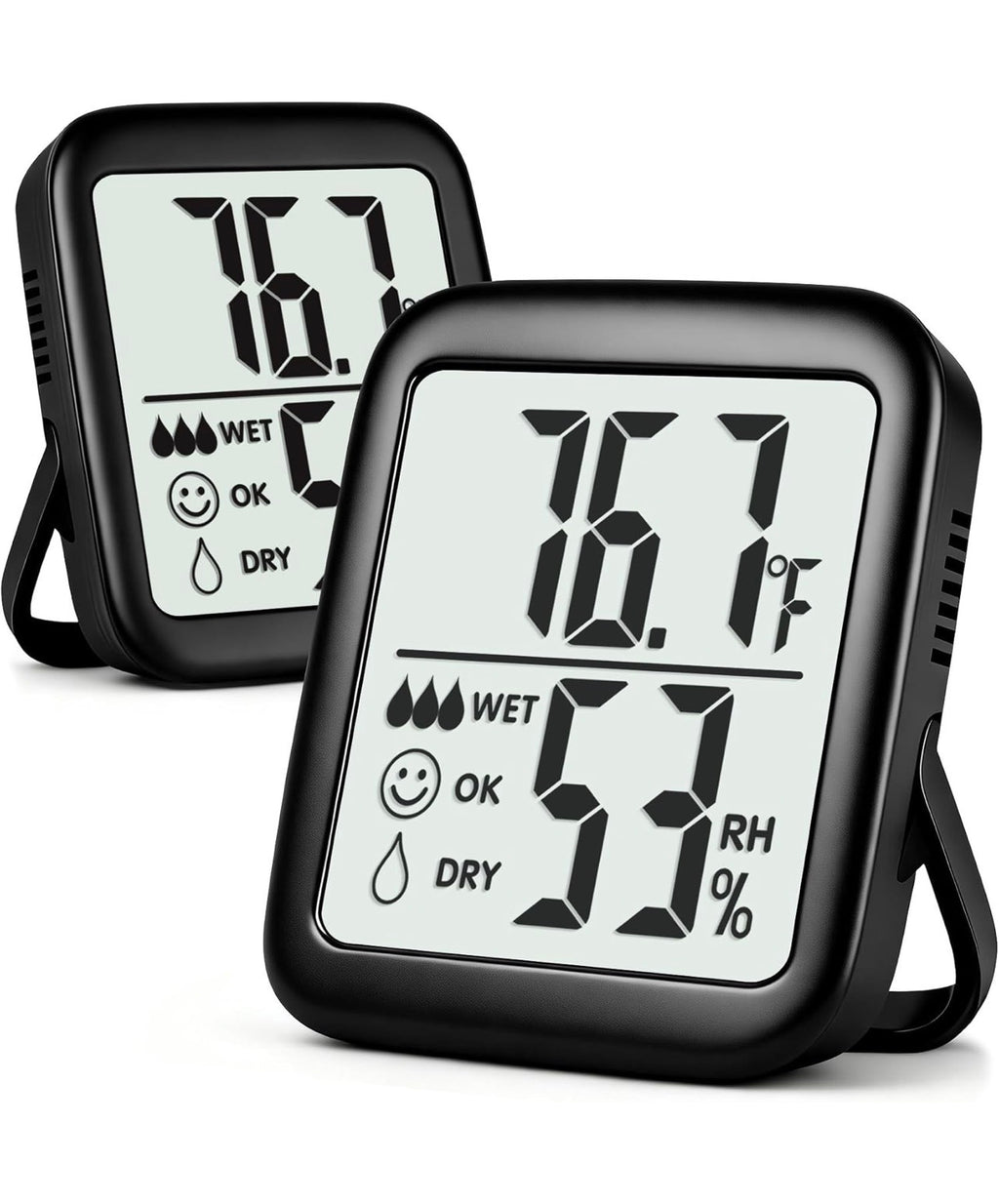Hygrometer with Stand and Magnet