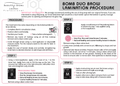 BOMB Duo Lash Lifting & Brow Lamination Procedure Card