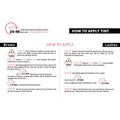 Lash and Brow Tint Procedure Card